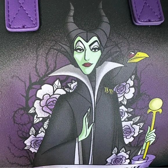 Disney Sleeping Beauty Maleficent Hand Bag and Crossbody Bag: NWT - Picture 7 of 12